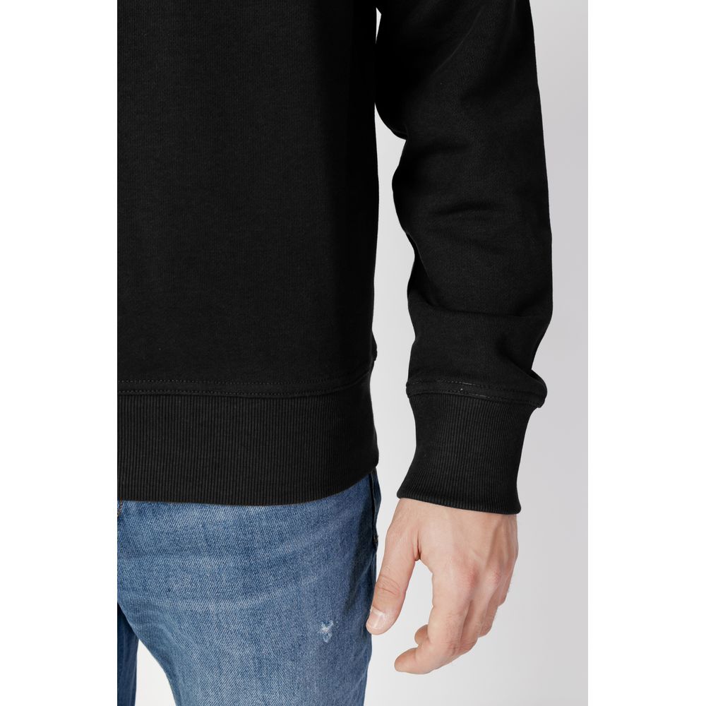 Hugo Boss Black Cotton Sweater Hugo Boss