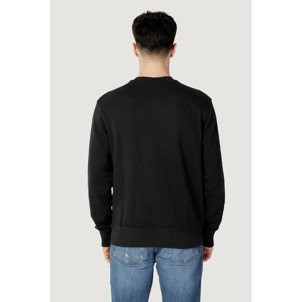 Hugo Boss Black Cotton Sweater Hugo Boss