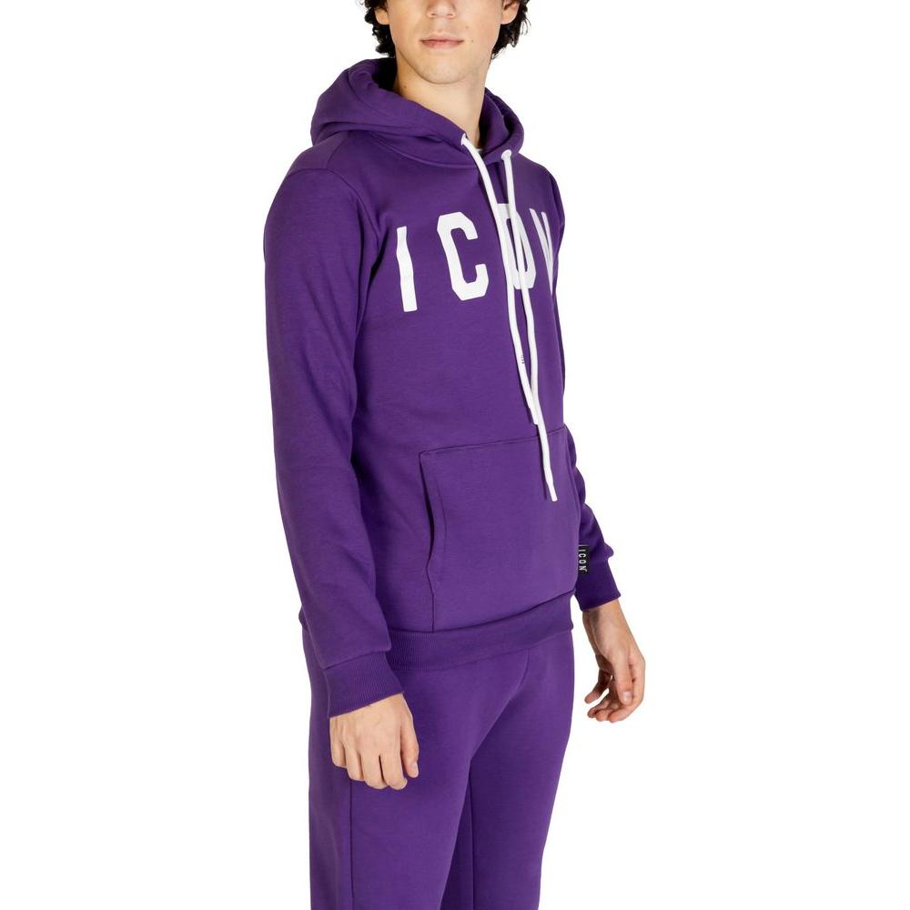 Icon Purple Cotton Sweater