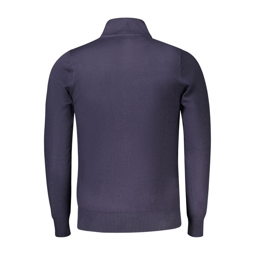 Coveri Moving Blue Nylon Sweater Coveri Moving