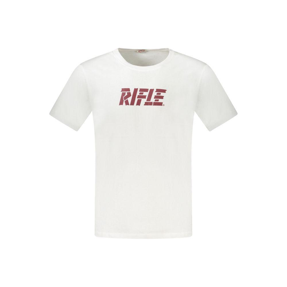 Rifle White Cotton T-Shirt Rifle