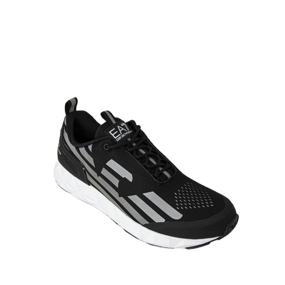 EA7 Emporio Armani Black Polyester Sneaker EA7 Emporio Armani