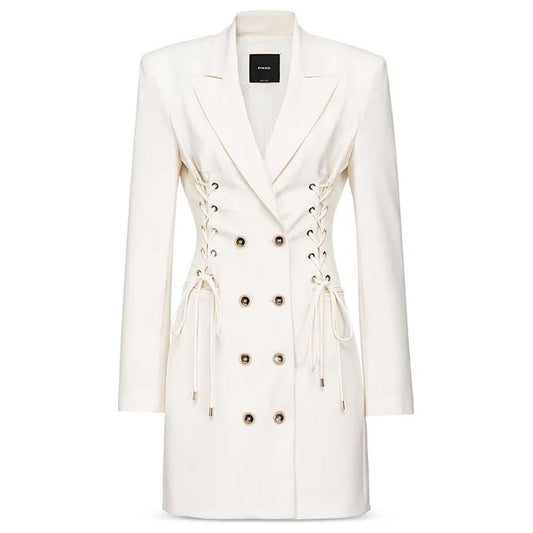 PINKO White Polyester Suits & Blazer PINKO