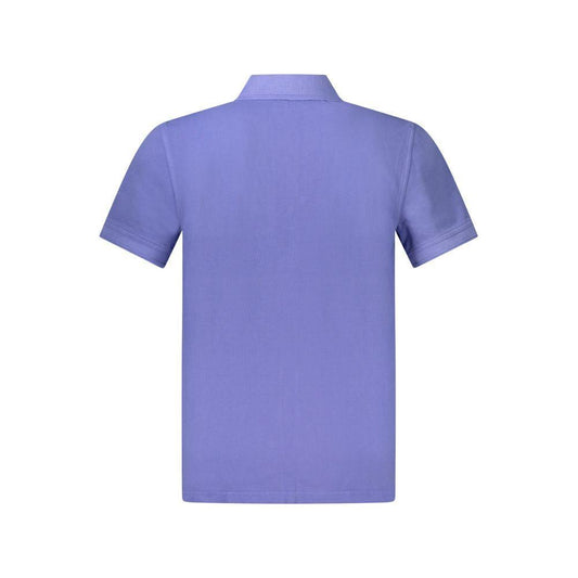 Hugo Boss Blue Cotton Polo Shirt Hugo Boss