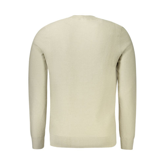 Hugo Boss Beige Cotton Sweater Hugo Boss