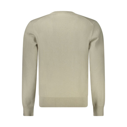 Hugo Boss Beige Cotton Sweater Hugo Boss