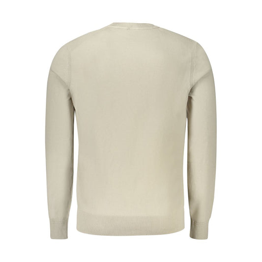 Hugo Boss Beige Cotton Sweater Hugo Boss