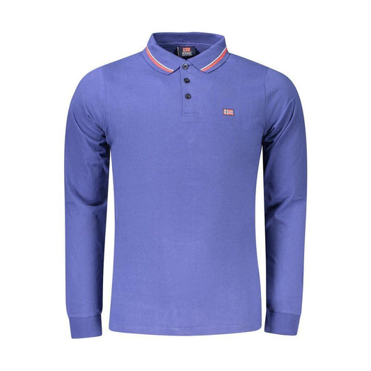 Norway 1963 Blue Cotton Polo Shirt Norway 1963