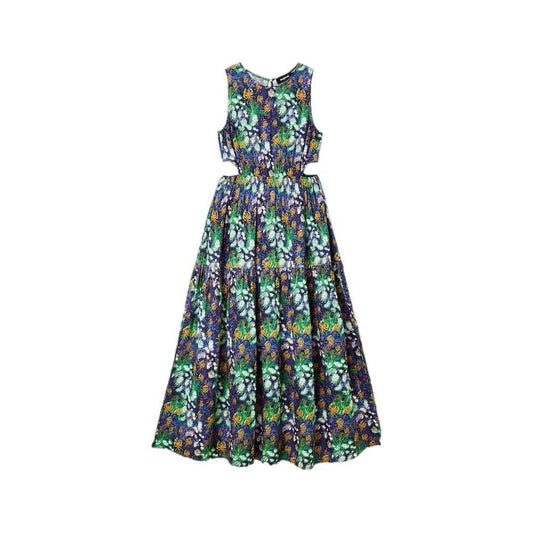 Desigual Blue Viscose Dress Desigual