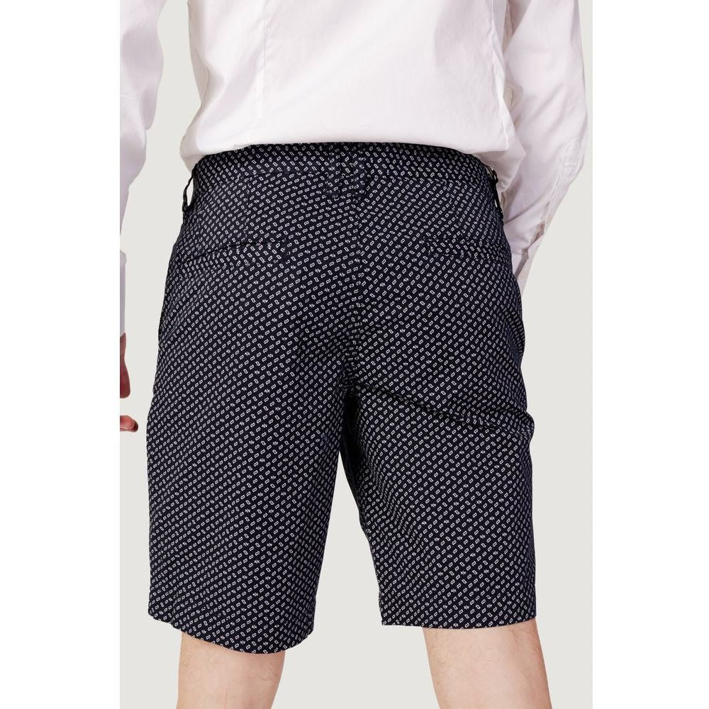 Armani Exchange Blue Cotton Short Armani Exchange