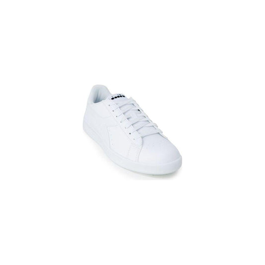 Diadora White Synthetic Leather Sneaker Diadora