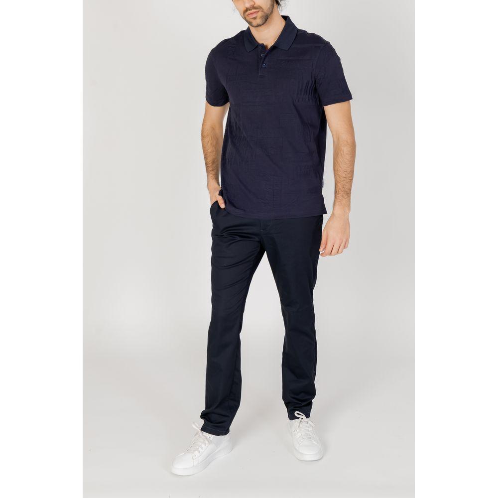 Armani Exchange Blue Cotton Jeans & Pant Armani Exchange