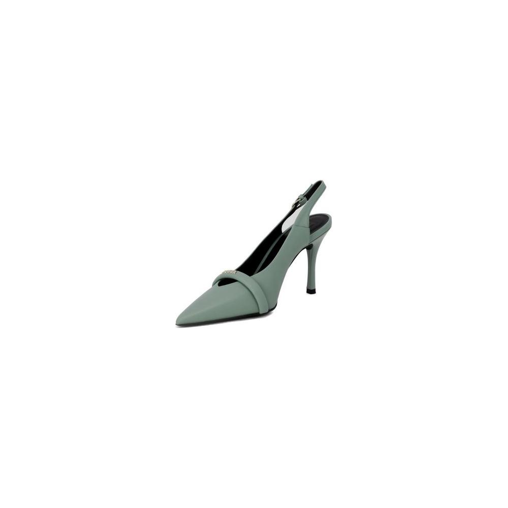 Furla Green Leather Pump Furla