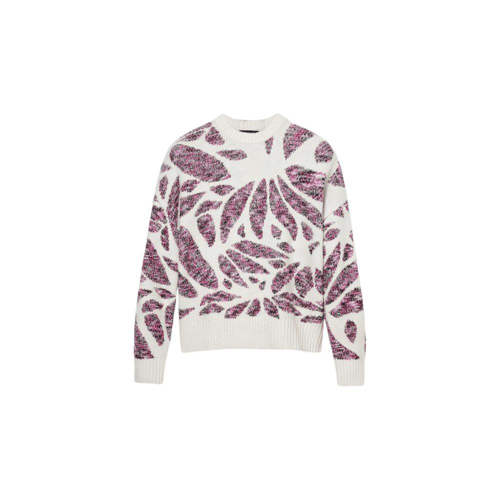 Desigual Bordeaux Polyester Sweater Desigual