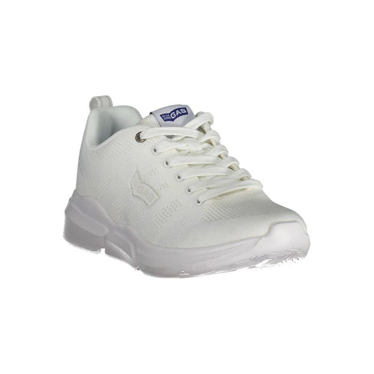 Gas White Artificial Leather Sneaker Gas