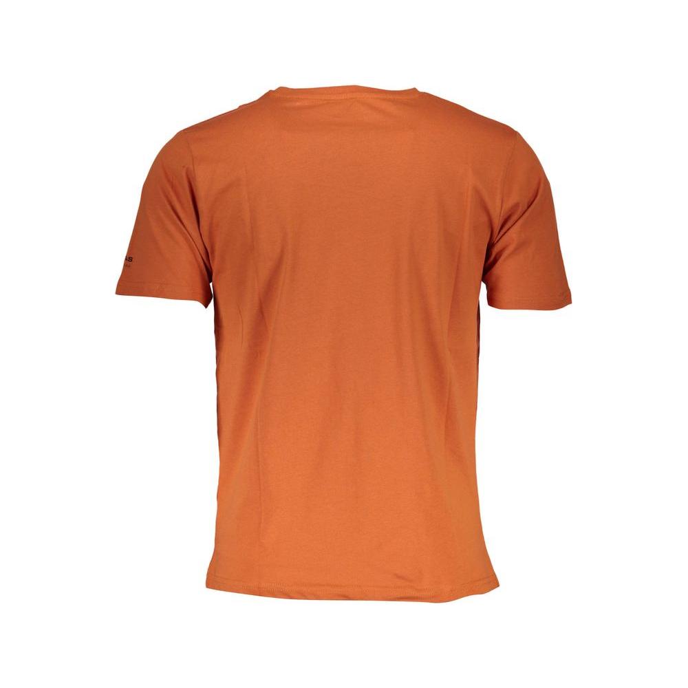 Gas Orange Cotton T-Shirt Gas