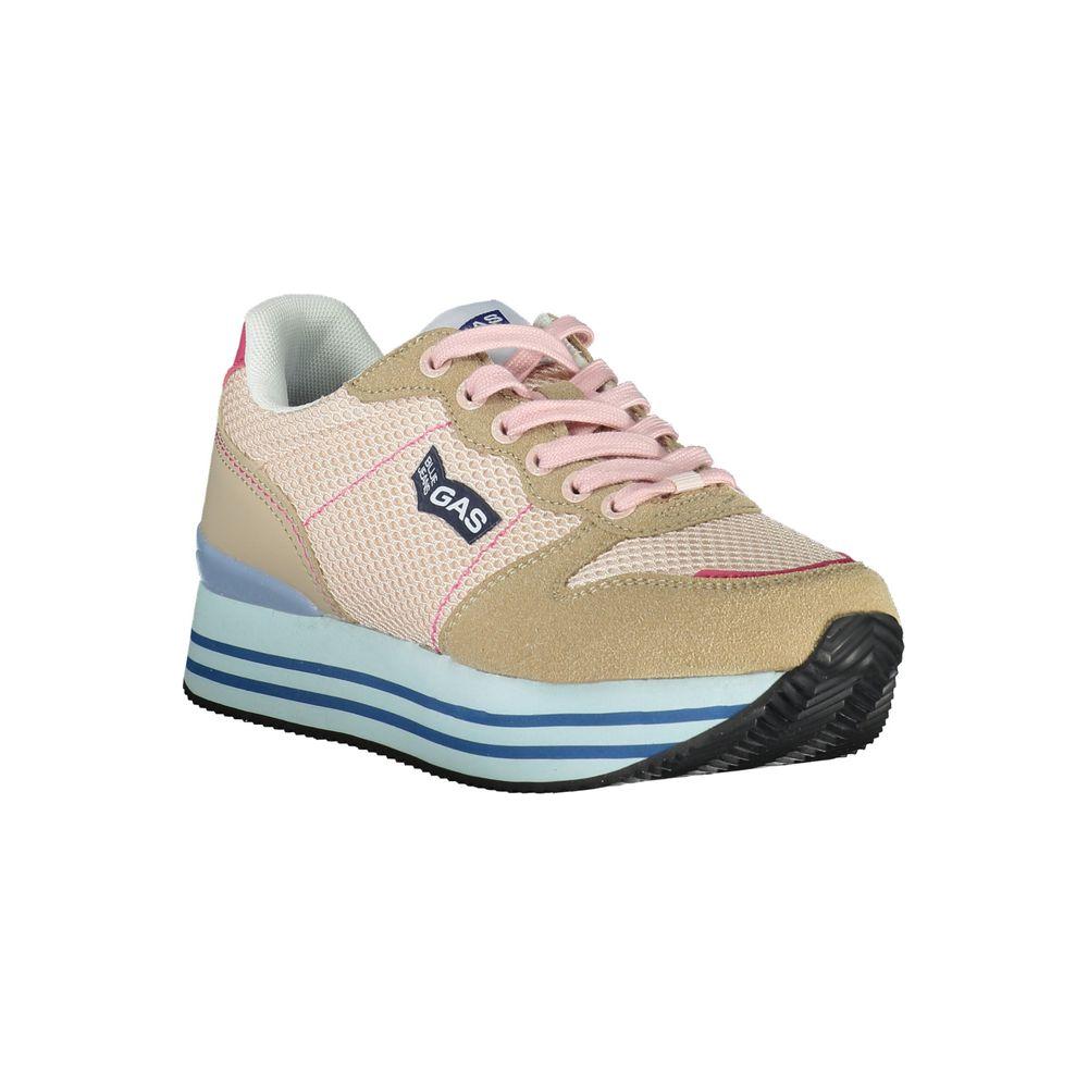 Gas Pink Polyester Sneaker Gas