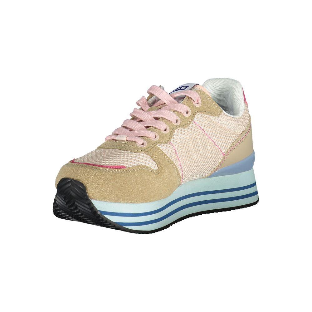 Gas Pink Polyester Sneaker Gas