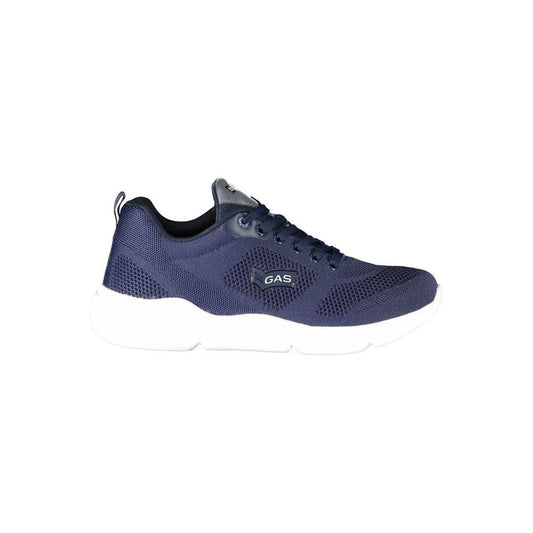 Gas Blue Polyester Sneaker Gas