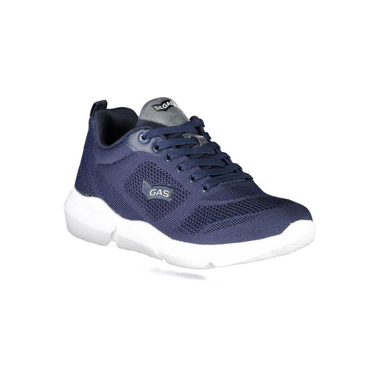 Gas Blue Polyester Sneaker Gas