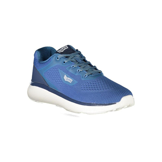 Gas Blue Polyester Sneaker Gas