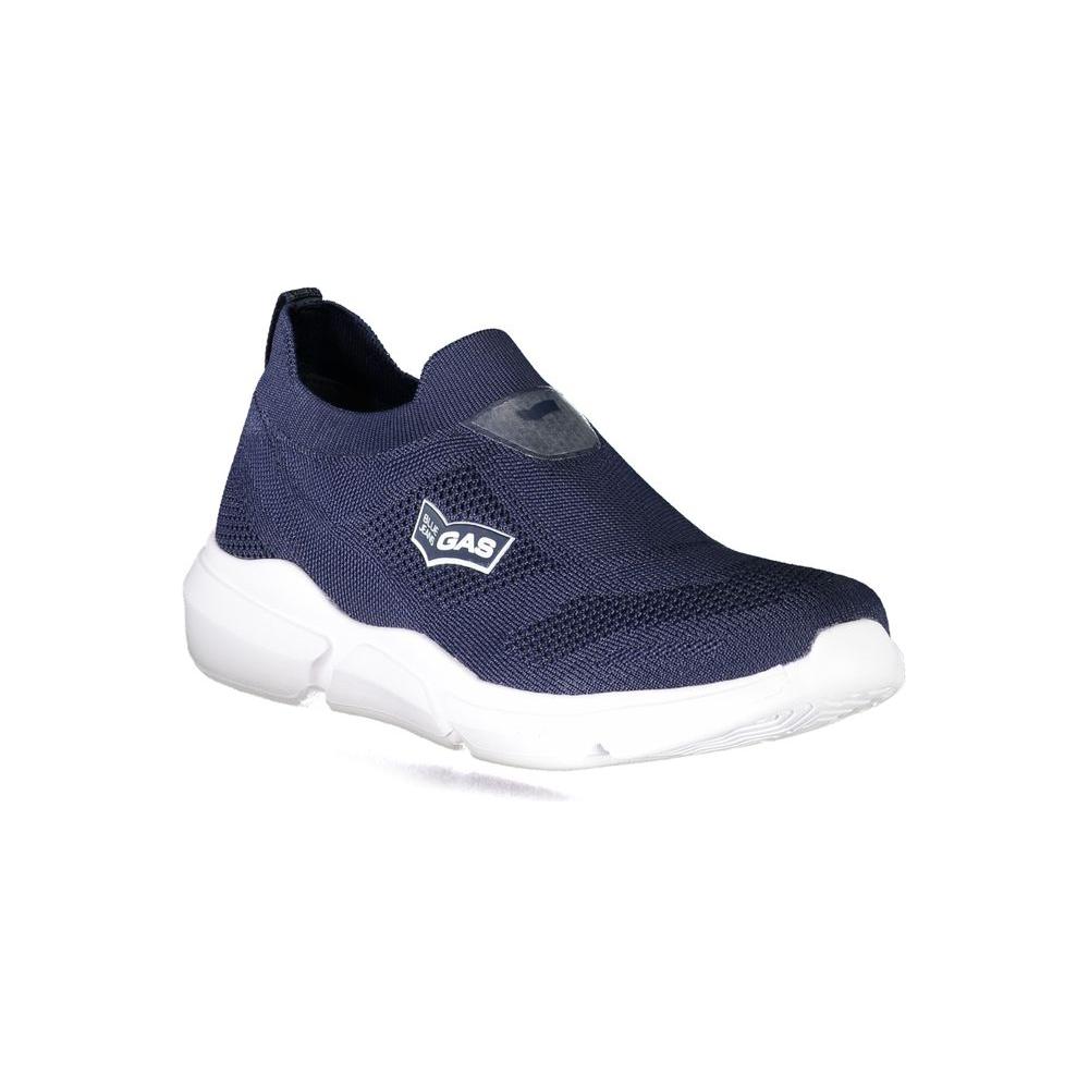 Gas Blue Polyester Sneaker Gas