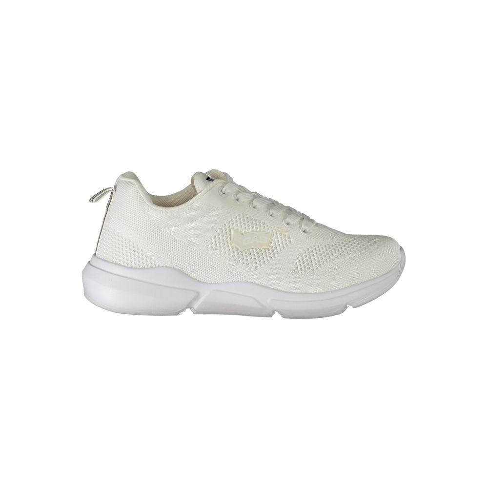 Gas White Polyester Sneaker Gas