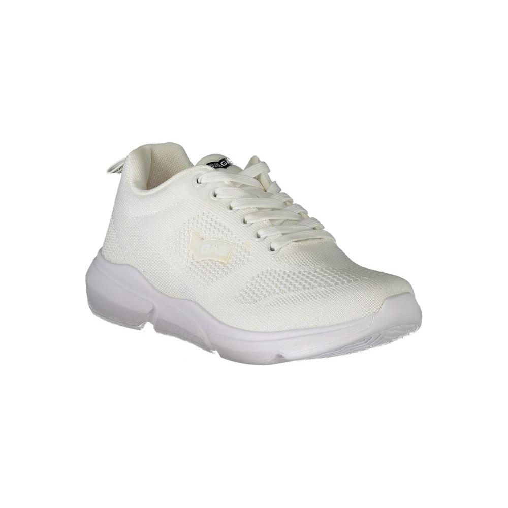 Gas White Polyester Sneaker Gas