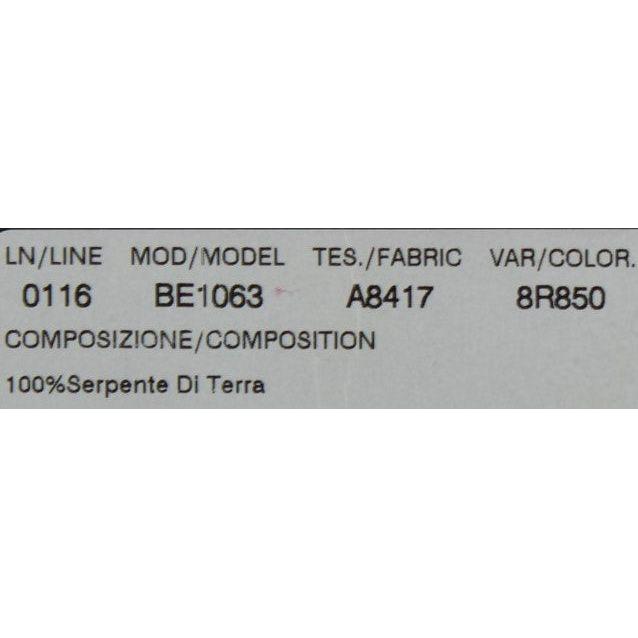 Dolce & Gabbana Pink Polka Snakeskin Silver Buckle Belt