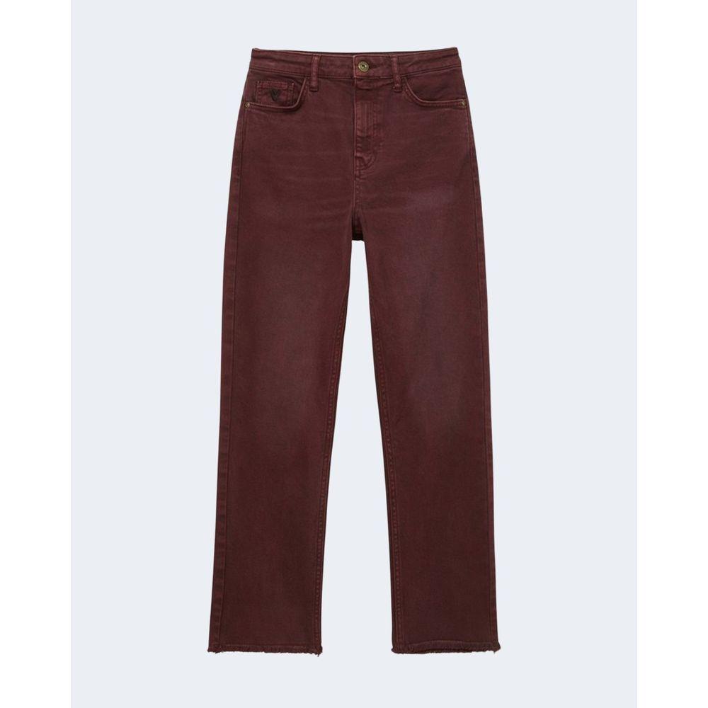 Desigual Bordeaux Cotton Jeans & Pant Desigual