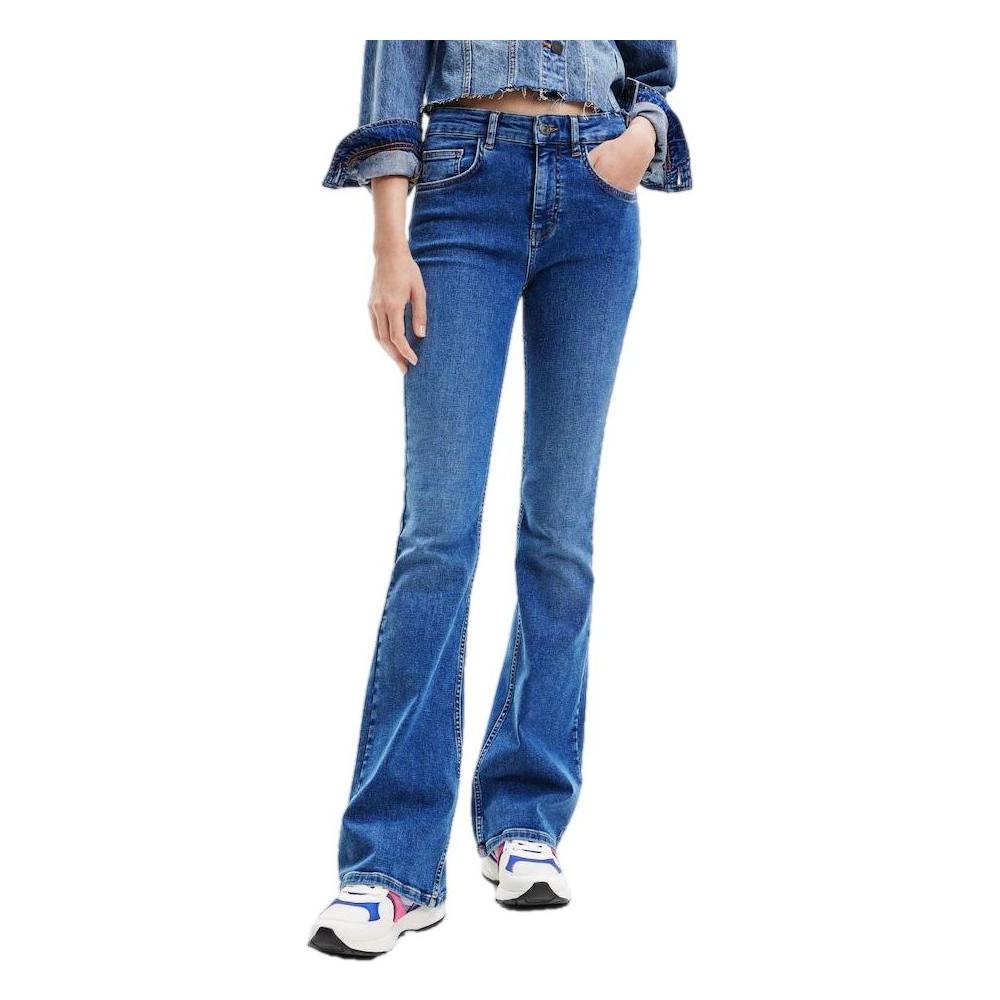 Desigual Blue Cotton Jeans & Pant Desigual