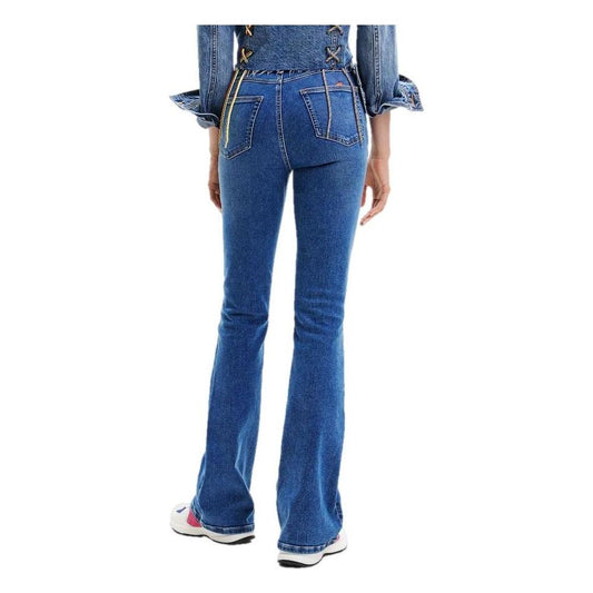 Desigual Blue Cotton Jeans & Pant Desigual