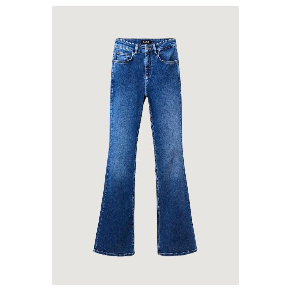 Desigual Blue Cotton Jeans & Pant Desigual