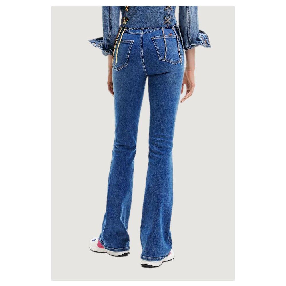 Desigual Blue Cotton Jeans & Pant Desigual