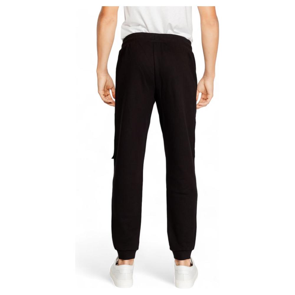 EA7 Emporio Armani Black Cotton Jeans & Pant EA7 Emporio Armani