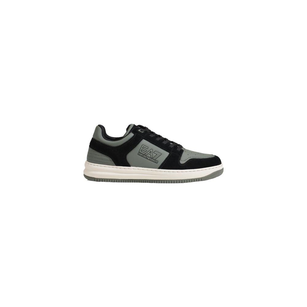 EA7 Emporio Armani Green Polyester Sneaker EA7 Emporio Armani