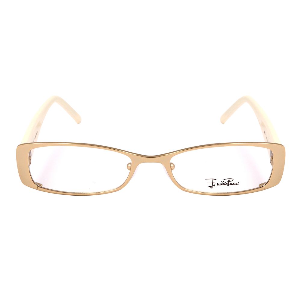 Emilio Pucci Gold Metal Glasses (Frames)