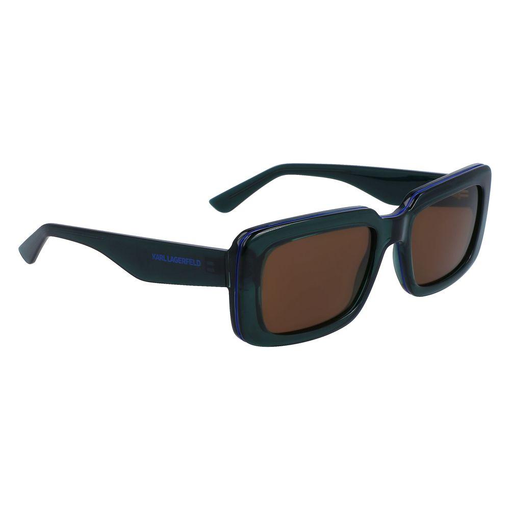 Karl Lagerfeld Green Injected Sunglasses Karl Lagerfeld