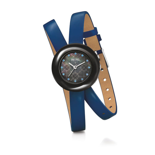 Folli Follie Blue Leather Watch Folli Follie