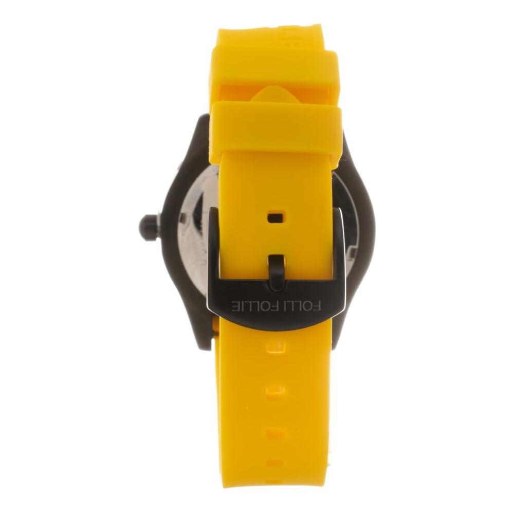 Folli Follie Yellow Silicone Watch Folli Follie