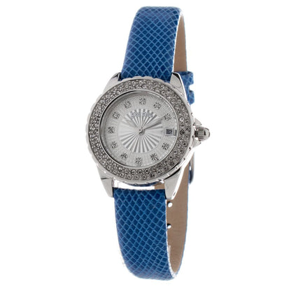 Folli Follie Blue Leather Dress Watch
