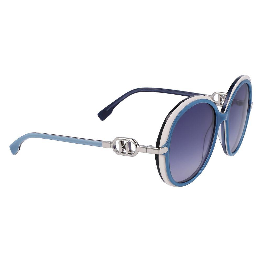 Karl Lagerfeld Blue Acetate Sunglasses Karl Lagerfeld