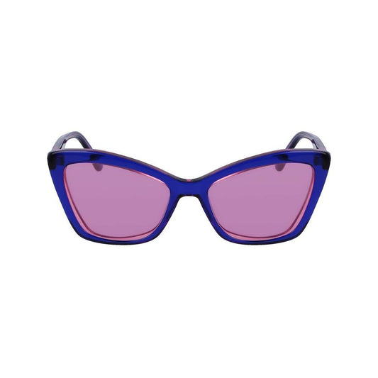 Karl Lagerfeld Blue Acetate Sunglasses Karl Lagerfeld