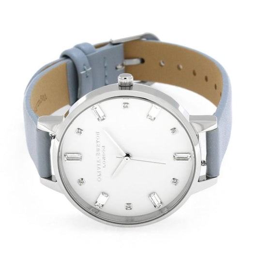 Olivia Burton Blue Synthetic Leather Watch Olivia Burton