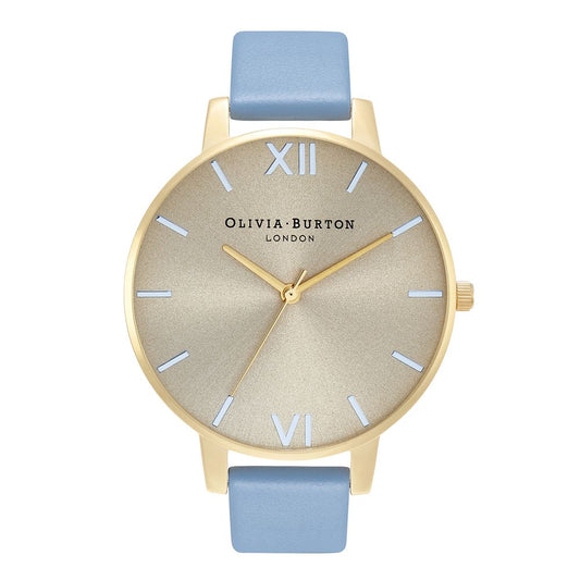 Olivia Burton Blue Synthetic Leather Watch Olivia Burton