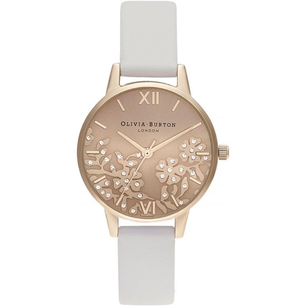 Olivia Burton White Synthetic Leather Watch Olivia Burton