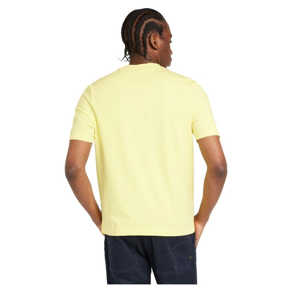 Hugo Boss Yellow Cotton T-Shirt Hugo Boss