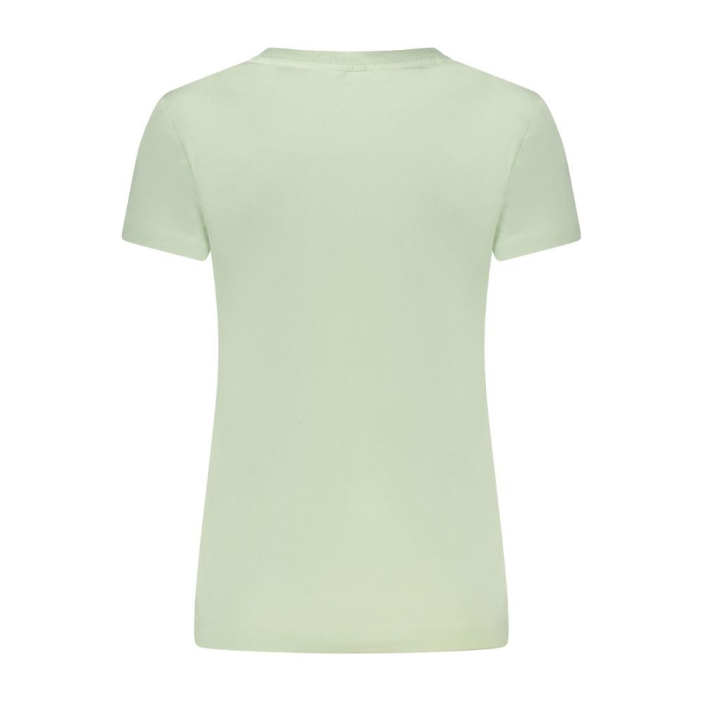 Guess Jeans Green Cotton Tops & T-Shirt Guess Jeans