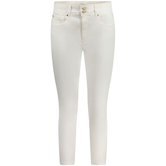 Guess Jeans White Cotton Jeans & Pant Guess Jeans