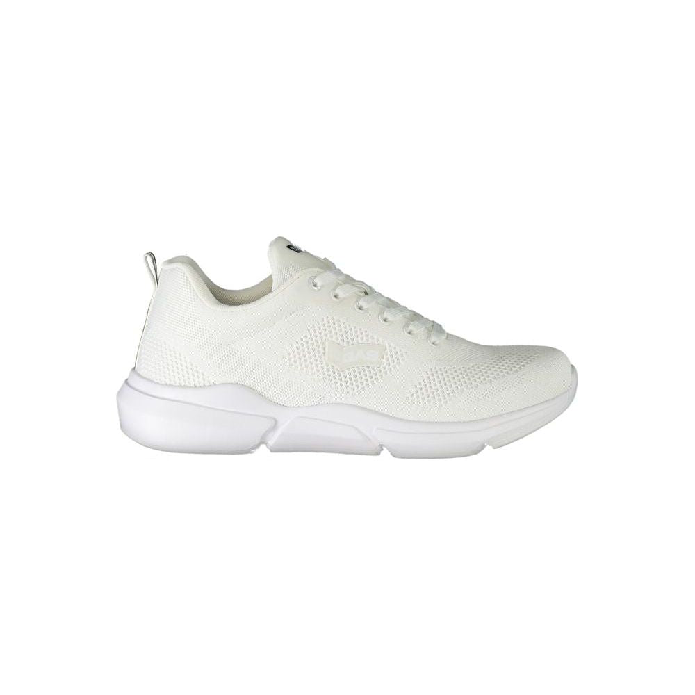 Gas White Polyester Sneaker Gas